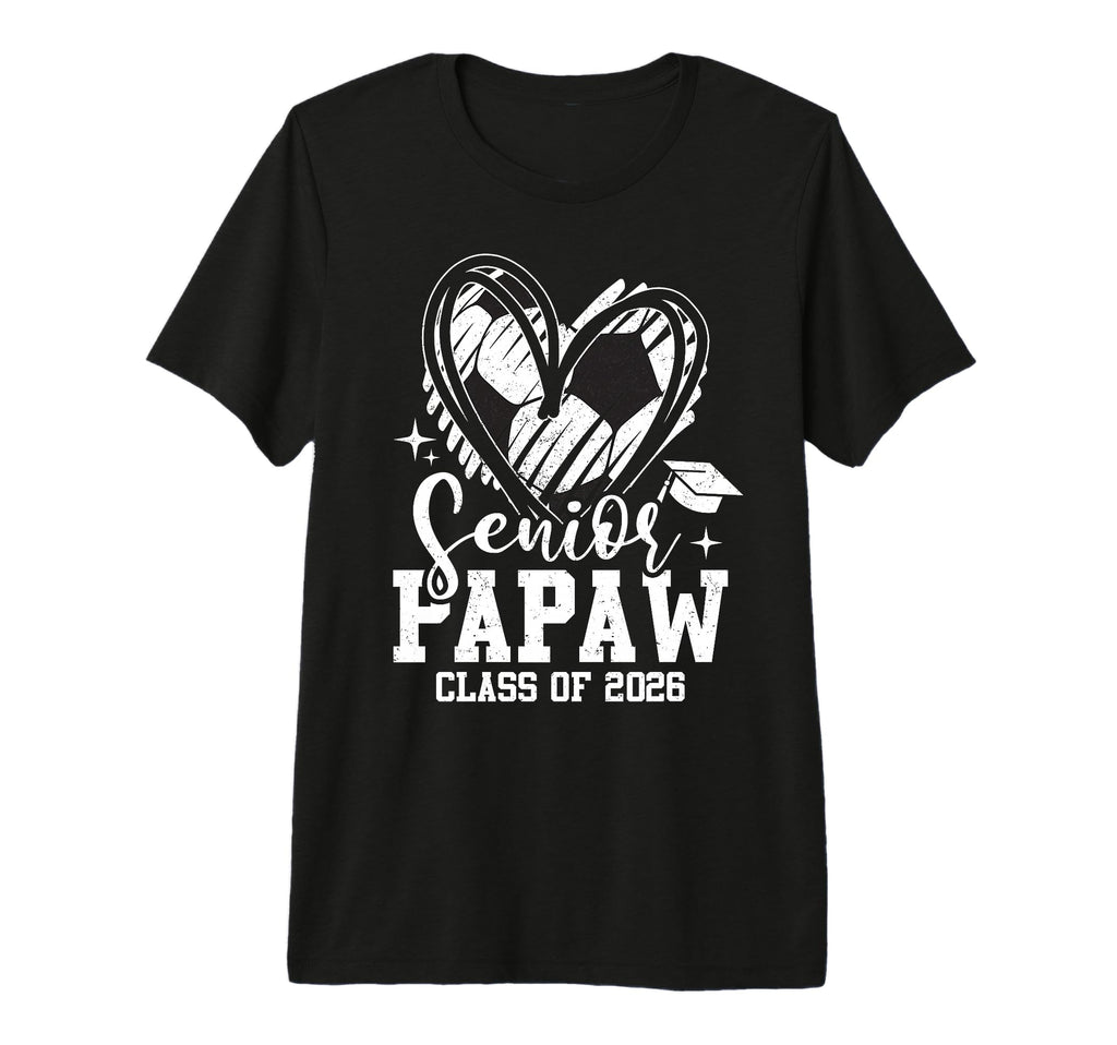 Senior Papaw Class 2026 Soccer T-Shirt - Novelty Apparel Men Women