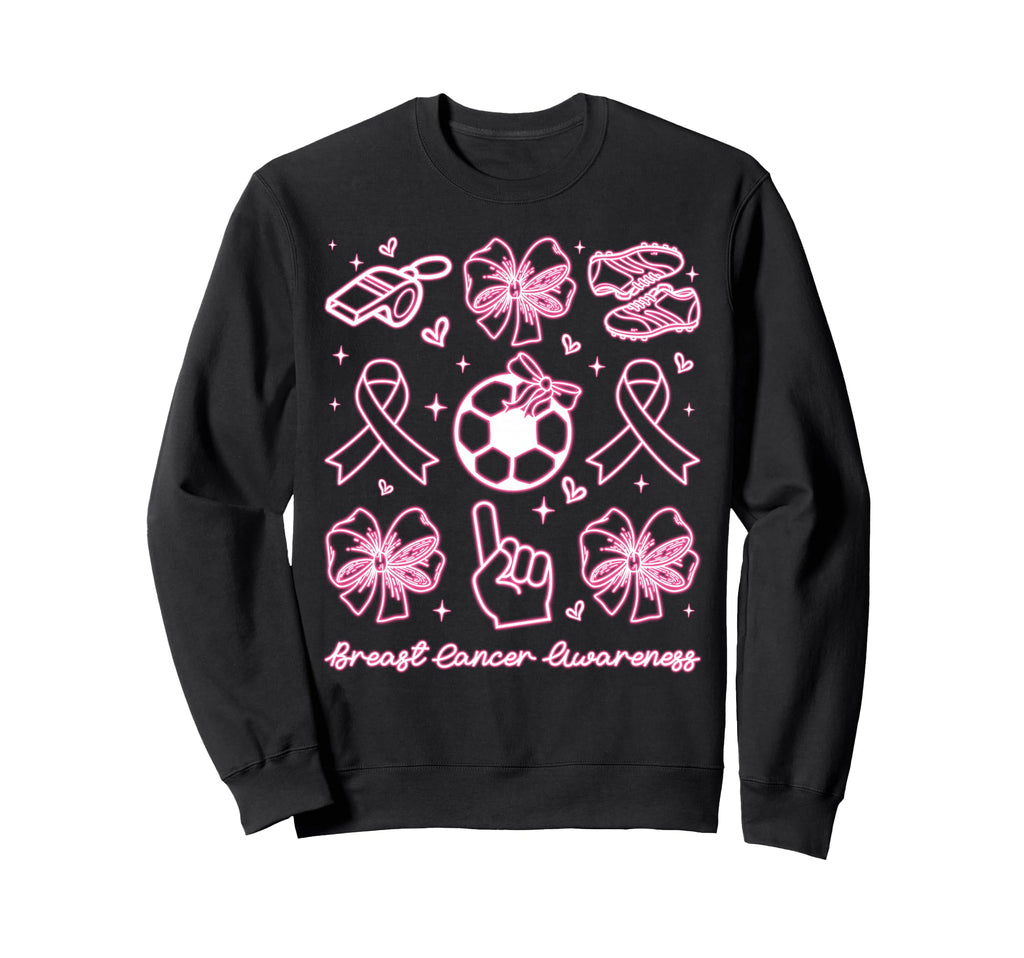 Breast Cancer Awareness Sweatshirt - Fun Novelty Design for Adults