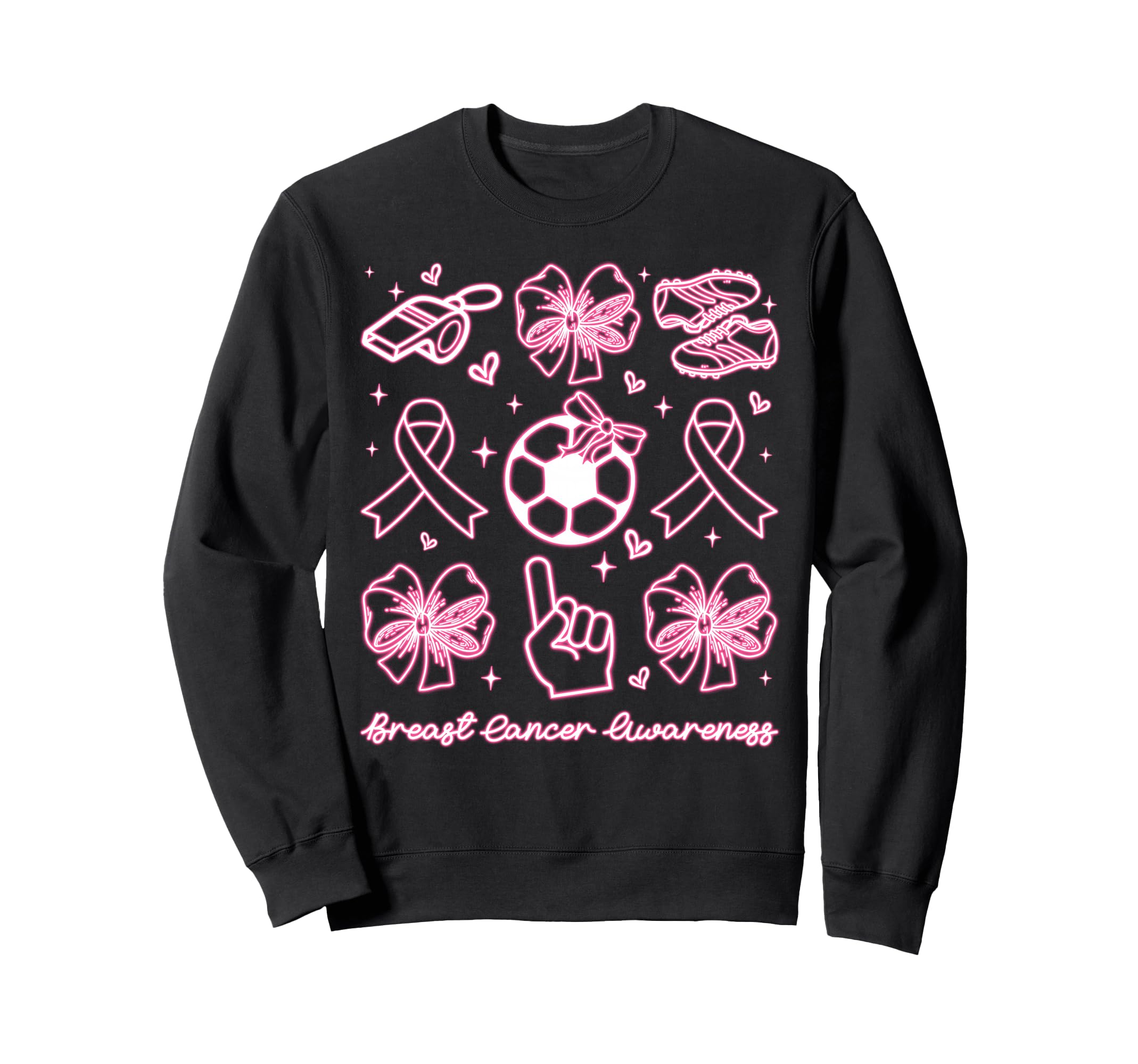 Breast Cancer Awareness Warriors Sweatshirt - Trendy Graphic for Adults