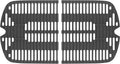 Cast Iron Cooking Grates for Weber Traveler Portable 9010001 9020001 9030001 9013001 Grills, Grill Grate Replacement Parts for Weber Traveler Portable Gas Grill Stealth Edition, 2 Pack
