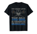 Goalkeeper Lacrosse Player Lax Goalie T-Shirt - Streetwear Style for Adults