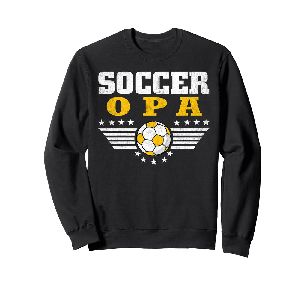 Soccer Opa Soccer Player Funny Sweatshirt - Unique Graphic Unisex