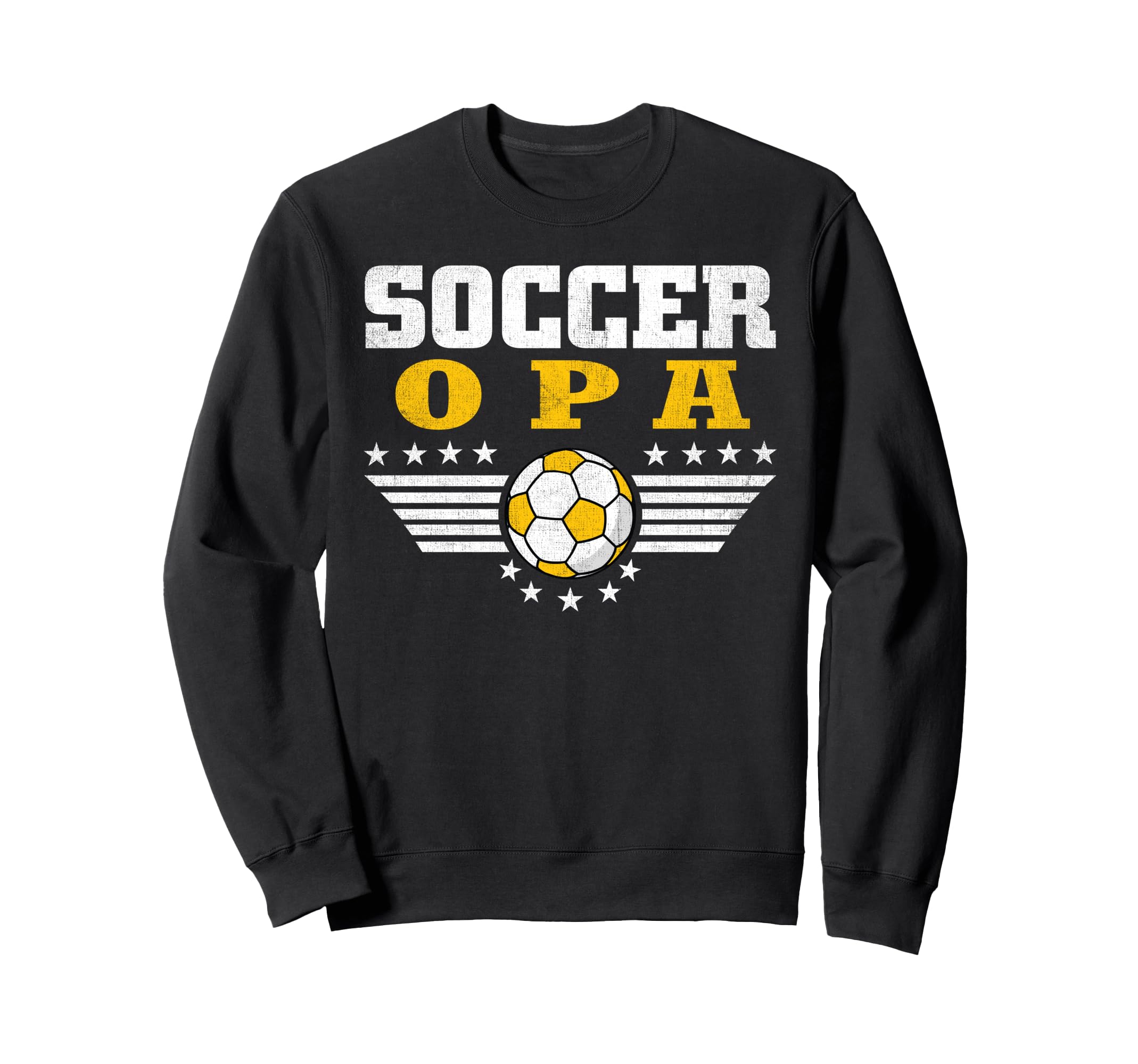 Soccer Opa Soccer Player Funny Sweatshirt - Unique Graphic Unisex