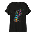 Soccer Player Sports Tri Blend T-Shirt - Unique Graphic Unisex