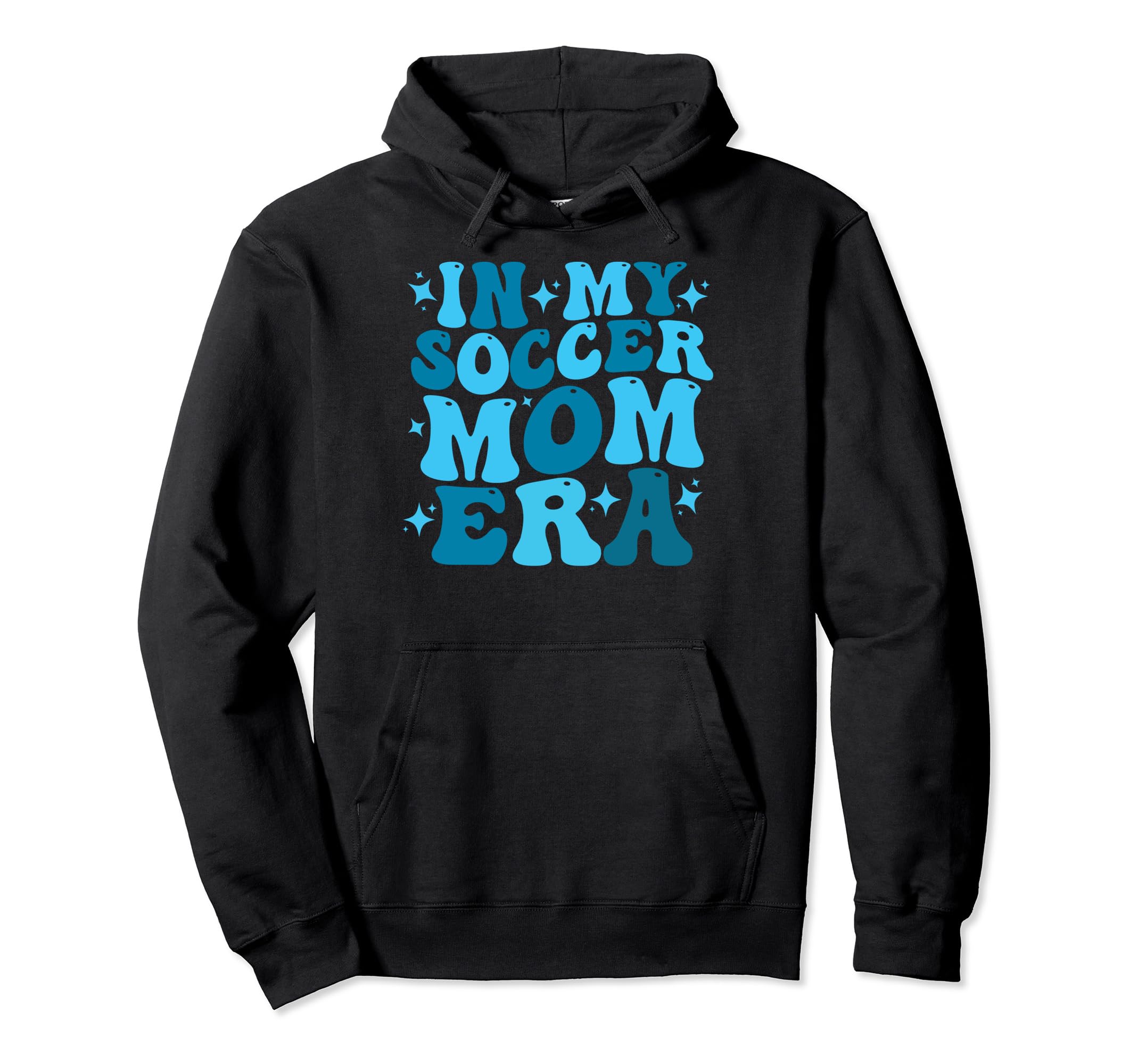 My Soccer Mom Era Groovy My Soccer Hoodie - Fun Novelty Design Men Women