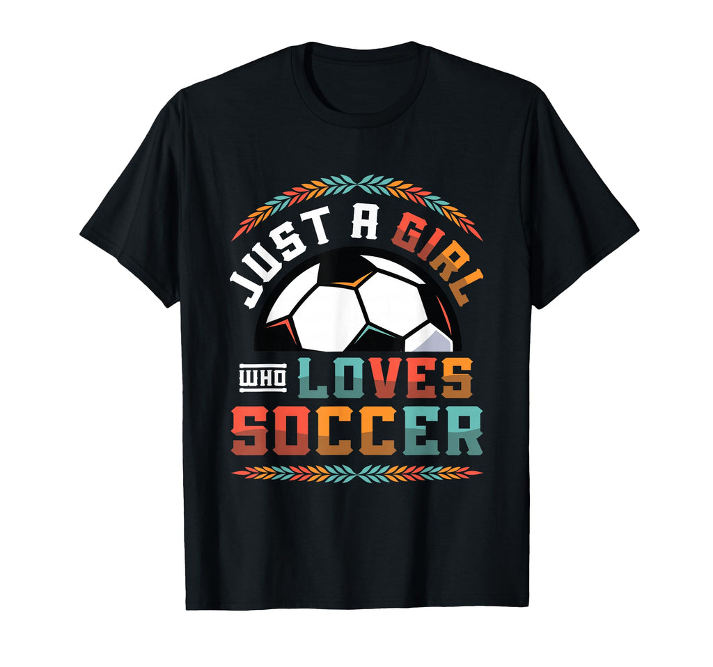Just Who Loves Soccer Womens Soccer T-Shirt - Novelty Apparel for Adults