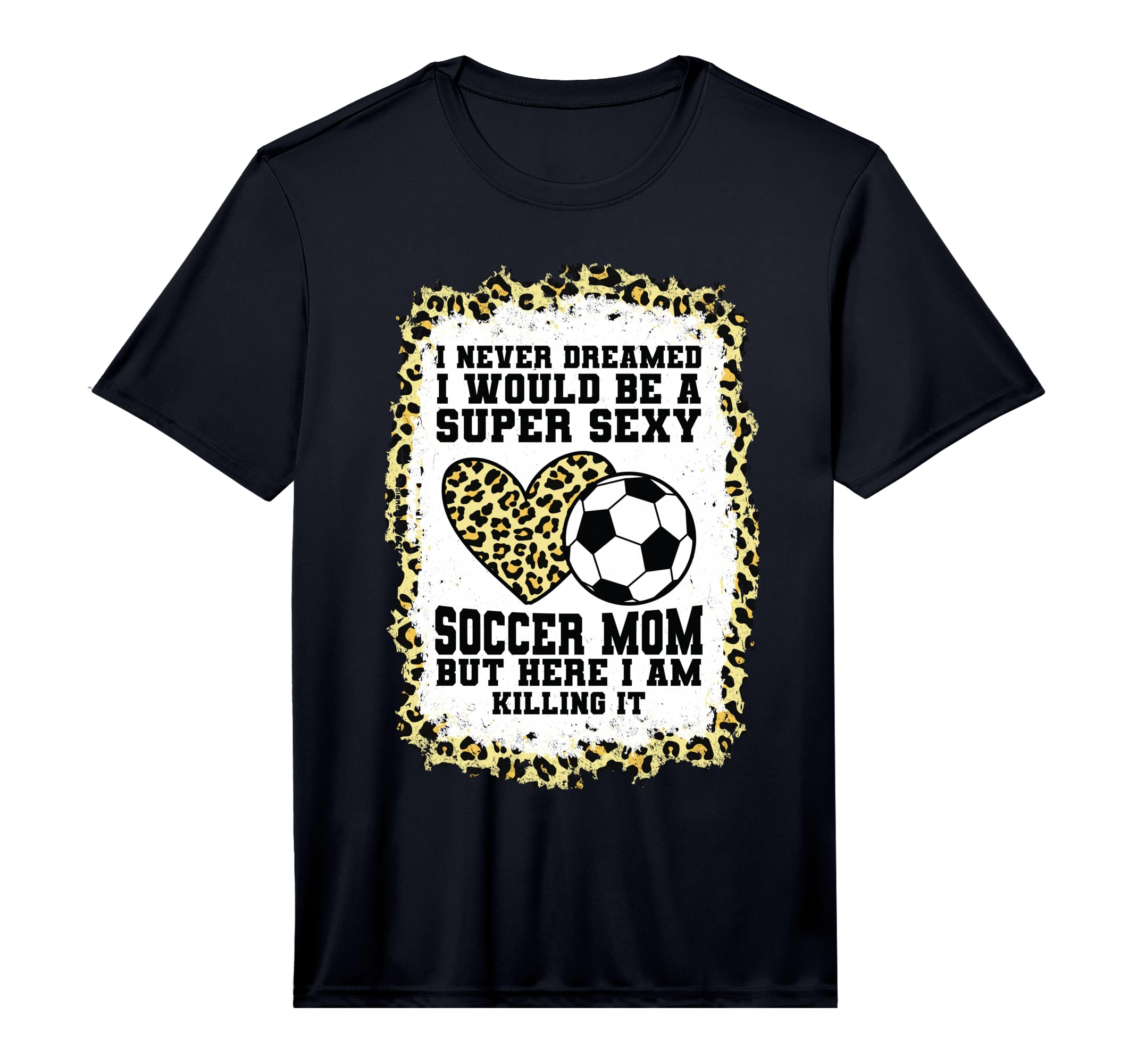 Mens Super Sexy Soccer Mom Heart T-Shirt - Fun Novelty Design for Adults