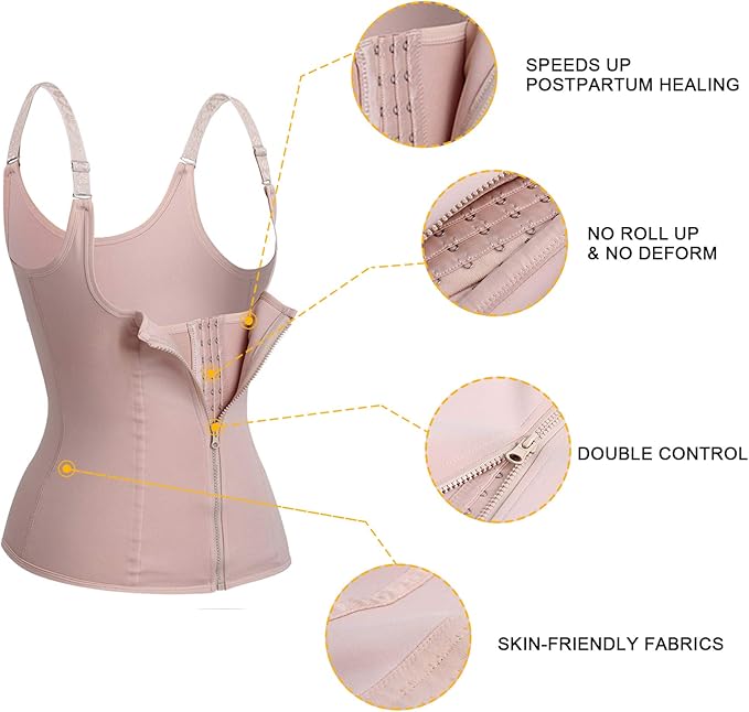 URSEXYLY Maternity Support Belt Postpartum Slim Waist Trainer Shapewear Recovery Waist Cincher Body Shaper
