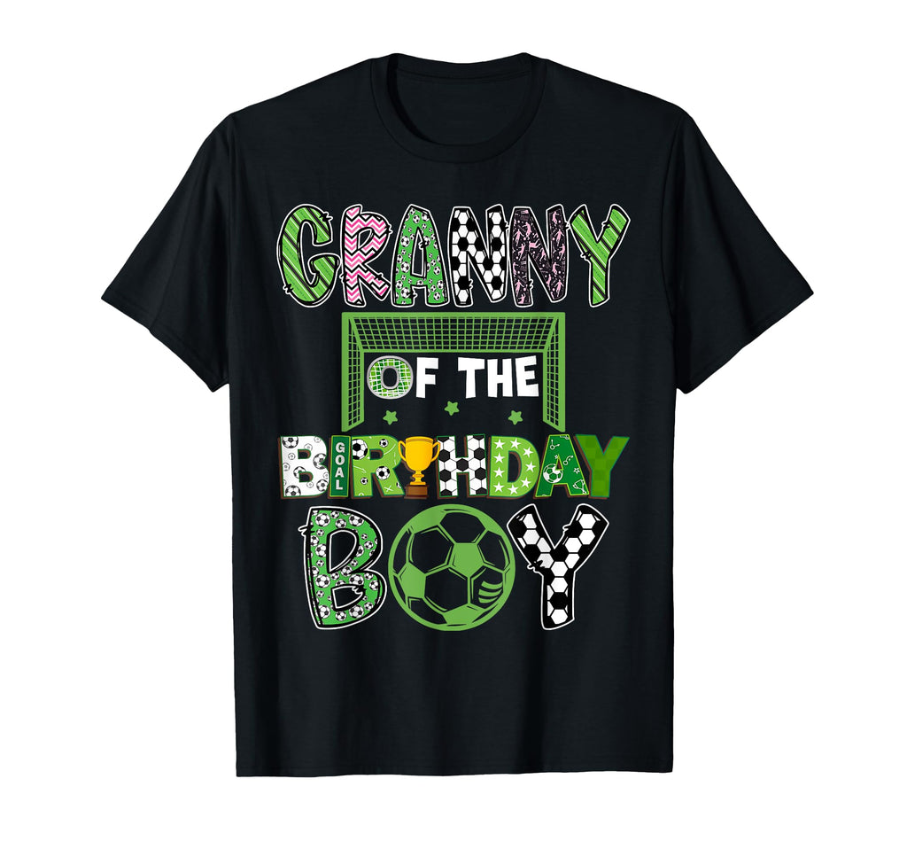 Granny Birthday Soccer Player Birthday T-Shirt - Graphic Print Unisex