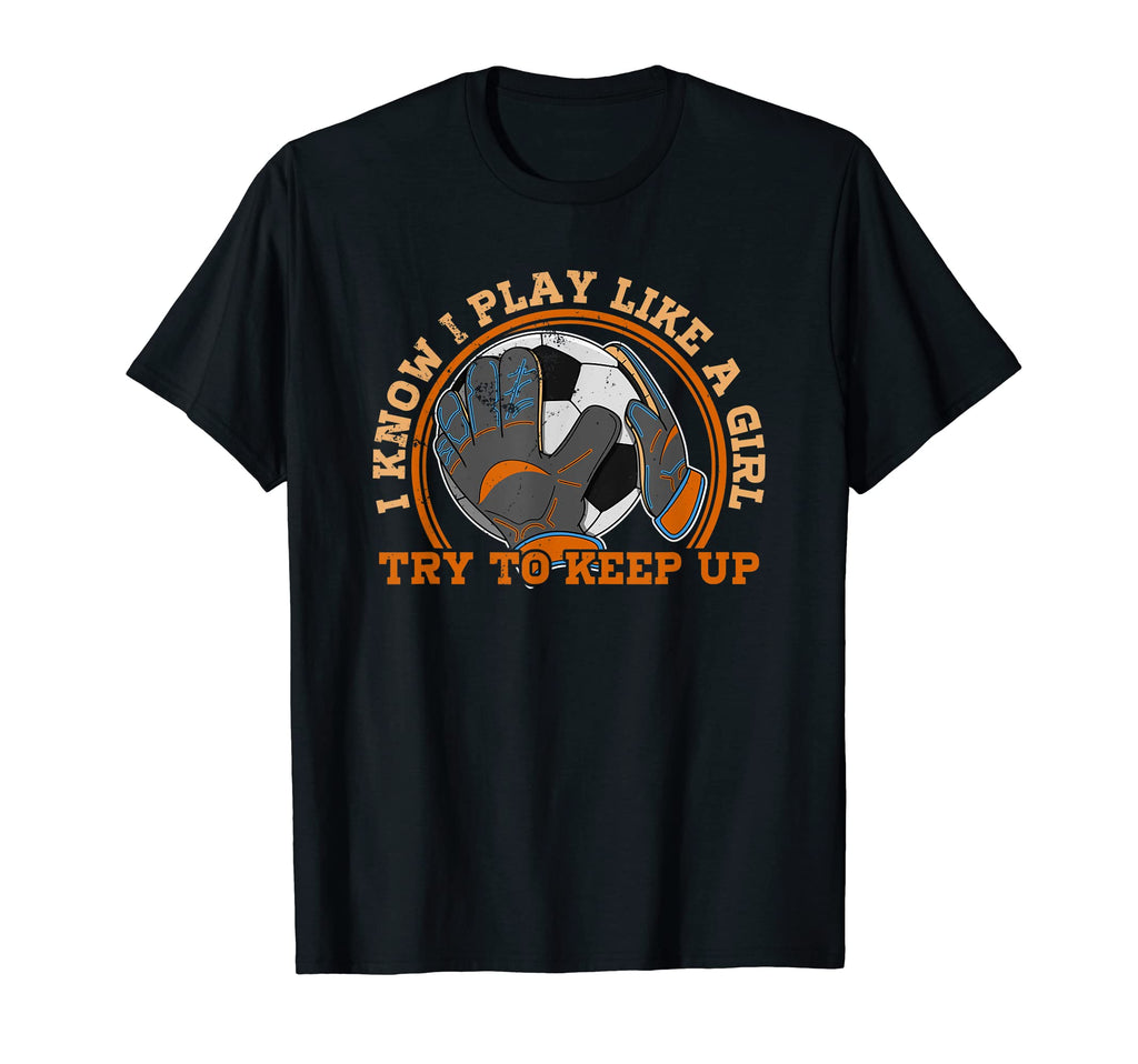 Soccer Goalkeeper Footballer Sports T-Shirt - Fun Novelty Design Men Women