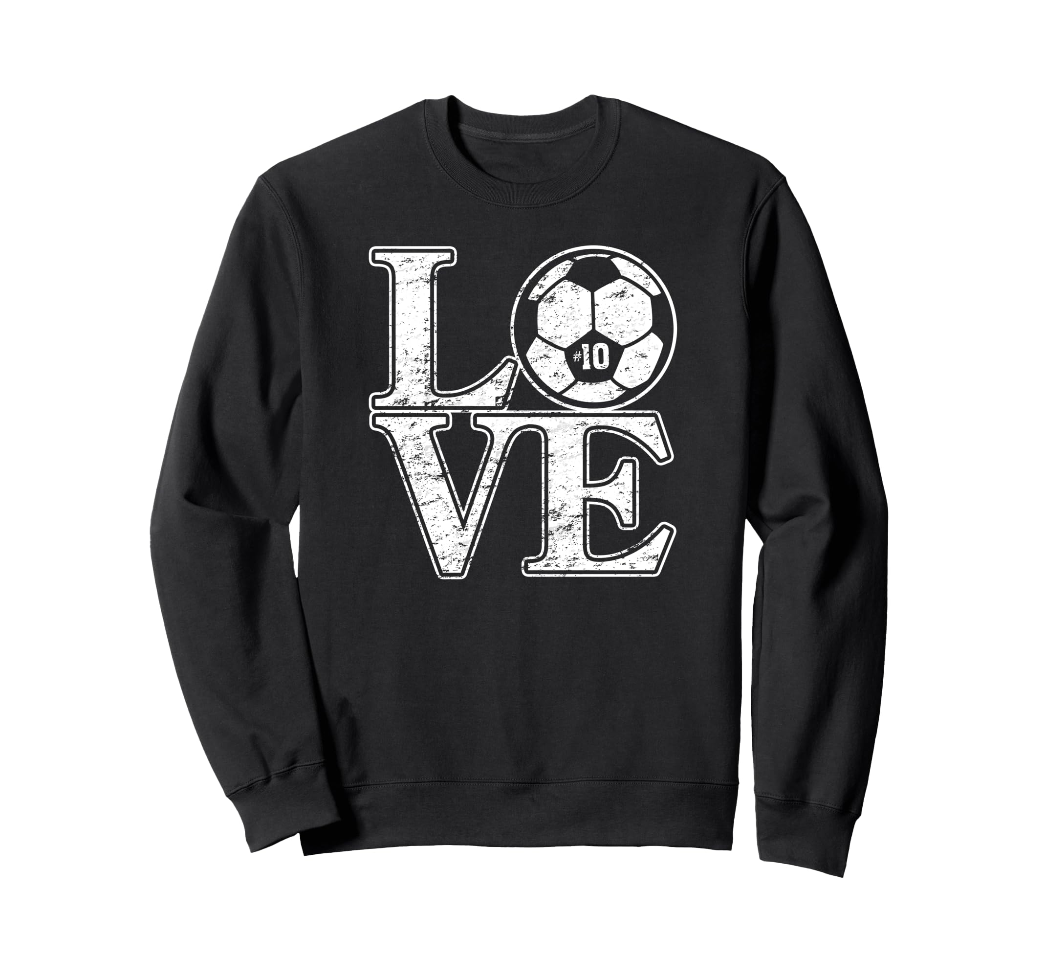Soccer 10 Soccer Mom Dad Favorite Sweatshirt - Custom Art Print Unisex