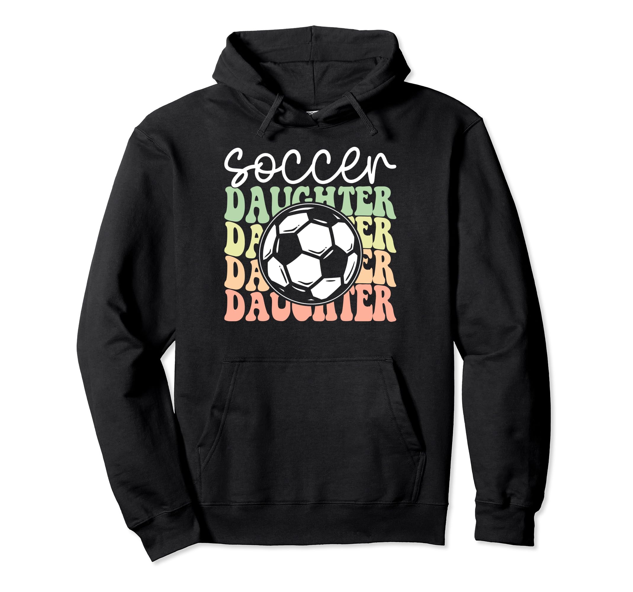 Soccer Daughter Sports Lover Player Hoodie - Unique Graphic Men Women