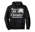 My Cousin Hockey Goalie Cousin Hockey Hoodie - Custom Art Print Unisex