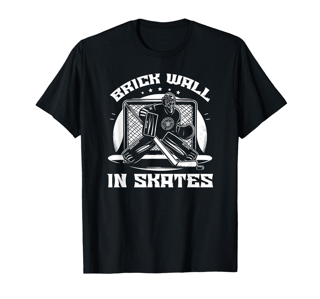 Ice Hockey Goalie Goaltender Keeper T-Shirt - Novelty Apparel for Adults