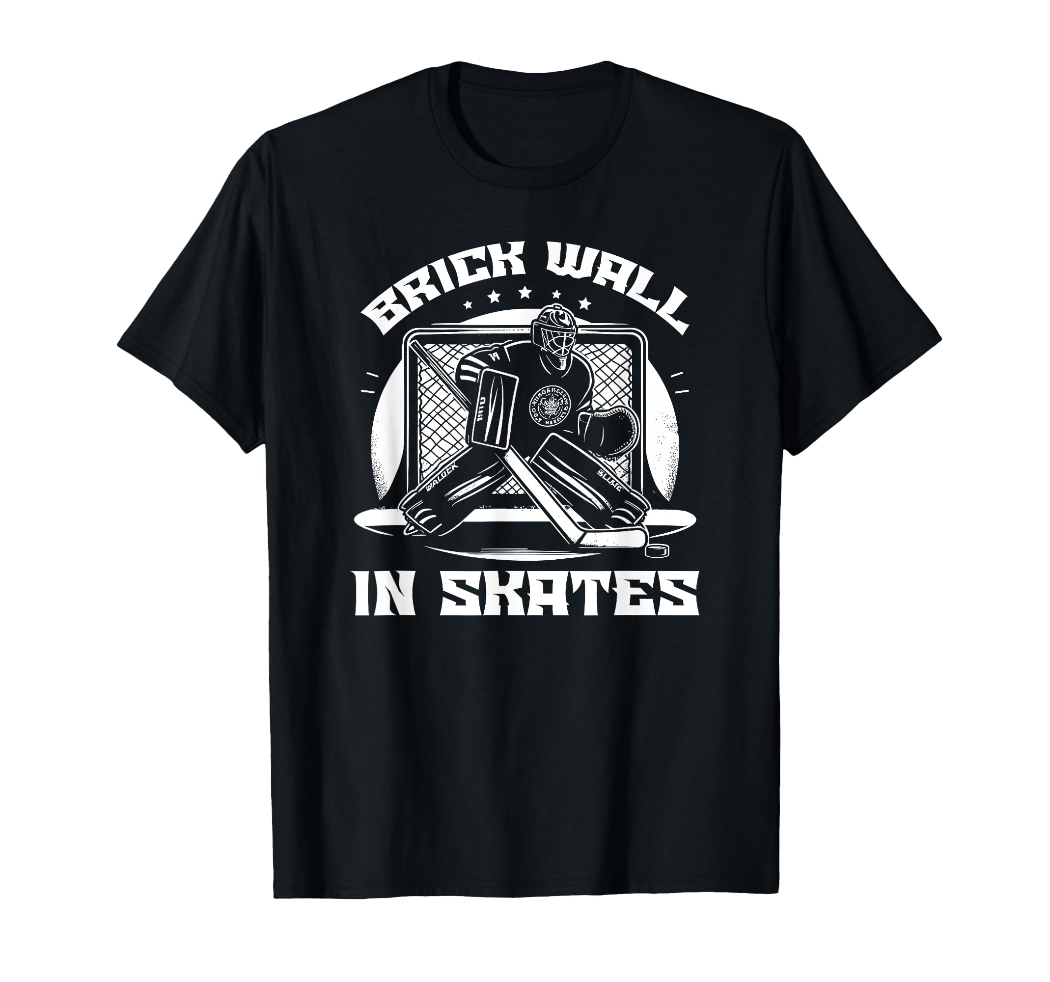 Ice Hockey Goalie Goaltender Keeper T-Shirt - Novelty Apparel for Adults