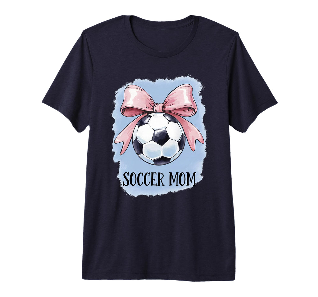Soccer Mom Tri Blend T-Shirt - Graphic Print for Adults