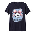 Soccer Mom Tri Blend T-Shirt - Graphic Print for Adults