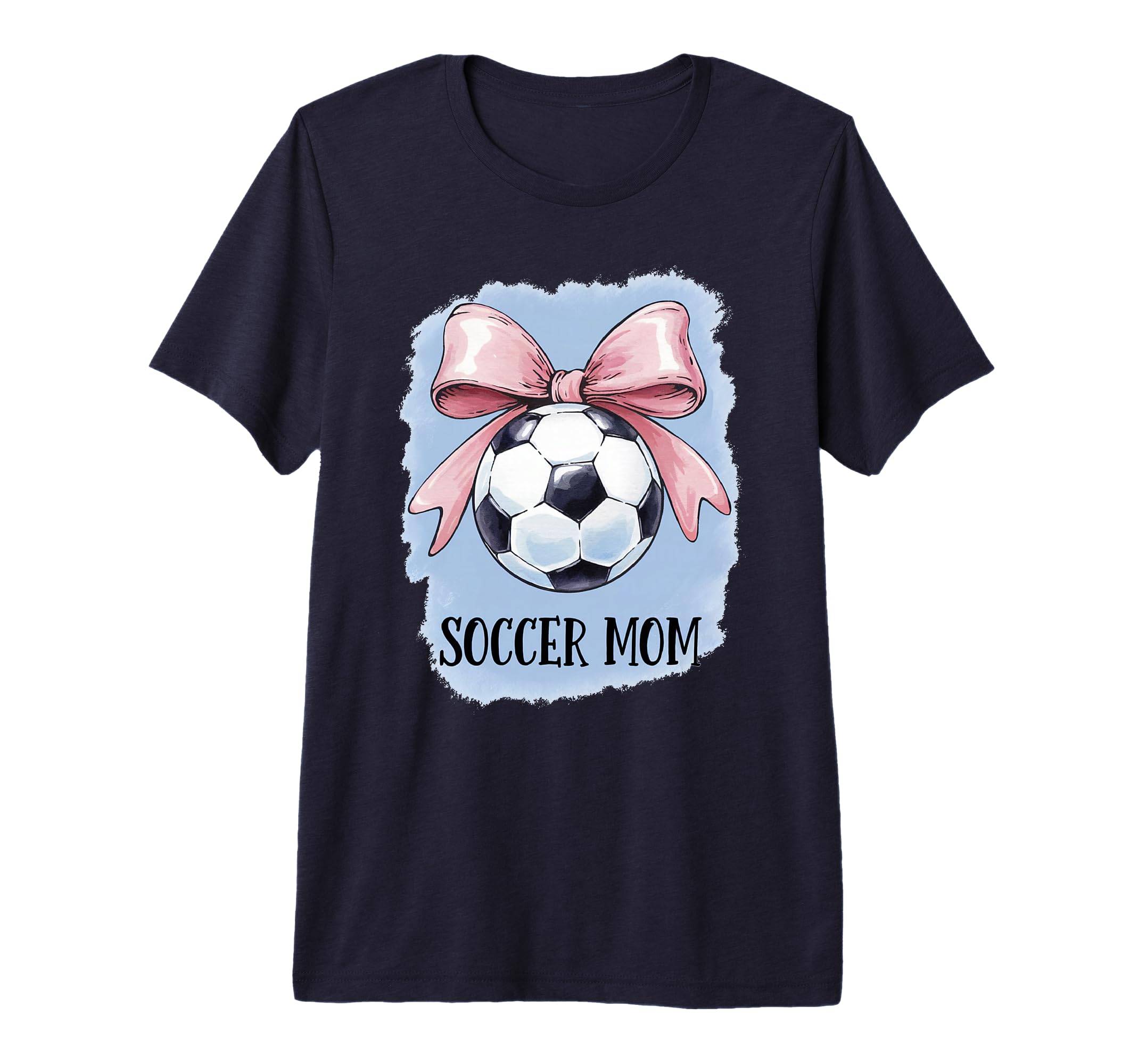 Soccer Mom Tri Blend T-Shirt - Graphic Print for Adults