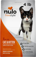 Nulo Freestyle High Protein Cat & Kitten Food, Turkey & Duck Recipe - Natural Grain-Free Dry Cat Food with Omega Fatty Acids & Probiotics, 4 lb Bag