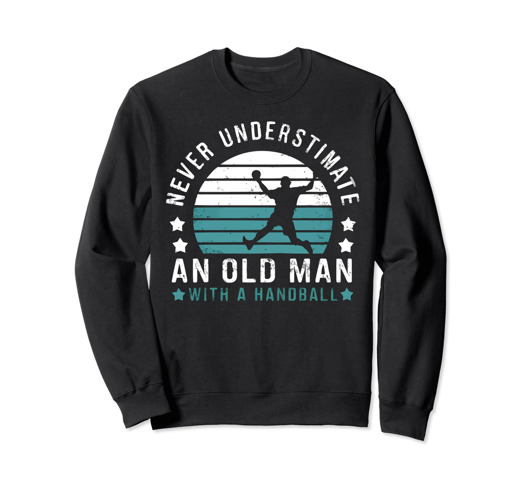 I Love Handball Player Sports Goalkeeper Sweatshirt - Graphic Print Unisex