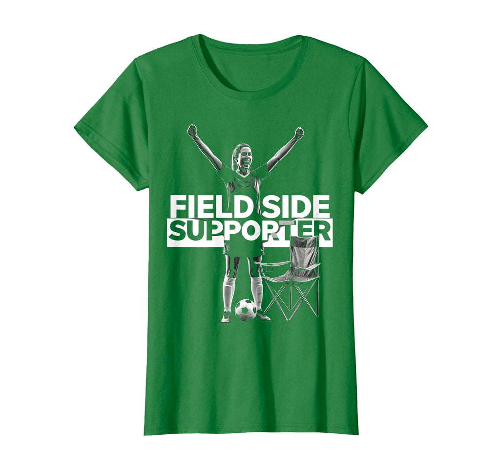 Field Side Supporter Soccer Mom T-Shirt - Trendy Graphic Unisex