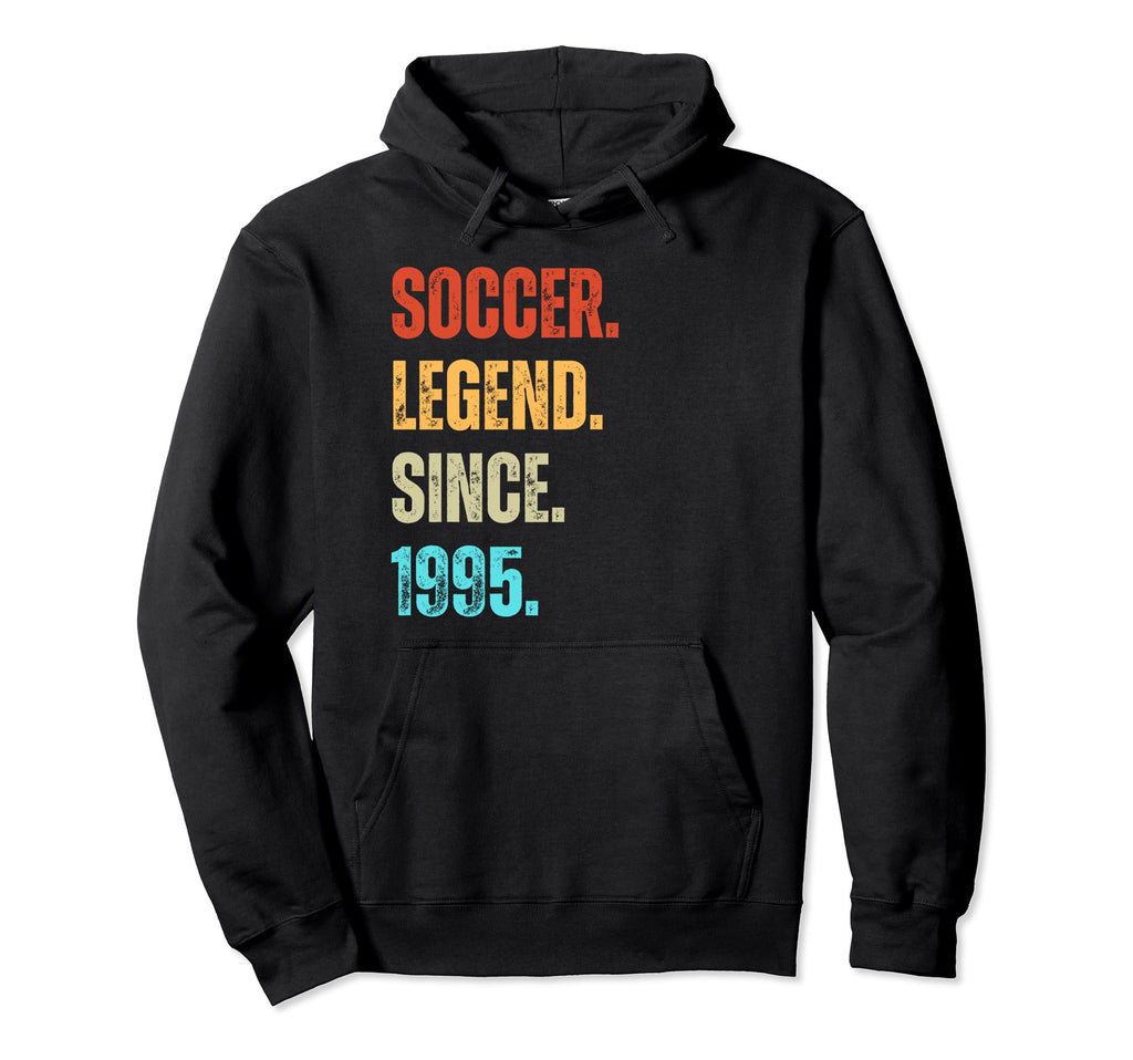 Soccer Legend Since 1995 Birthday Hoodie - Trendy Graphic for Adults