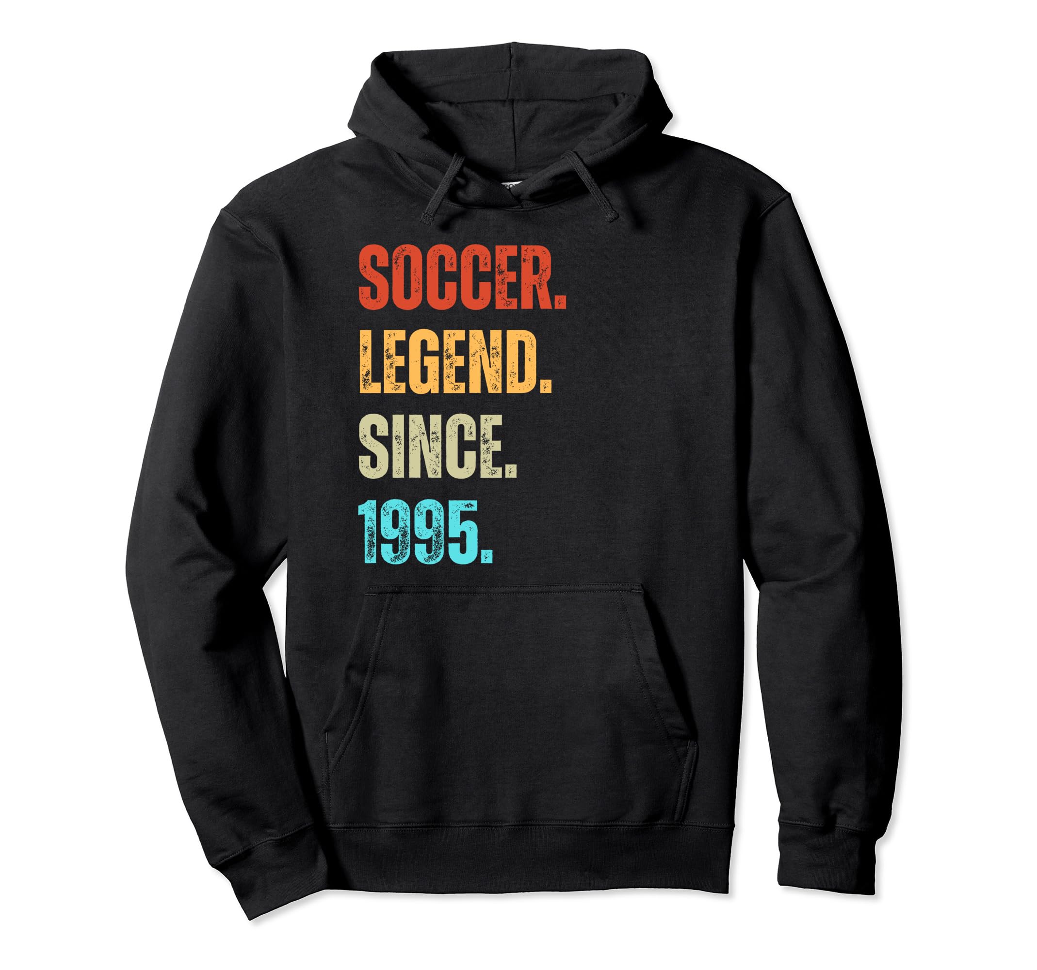 Soccer Legend Since 1995 Birthday Hoodie - Trendy Graphic for Adults