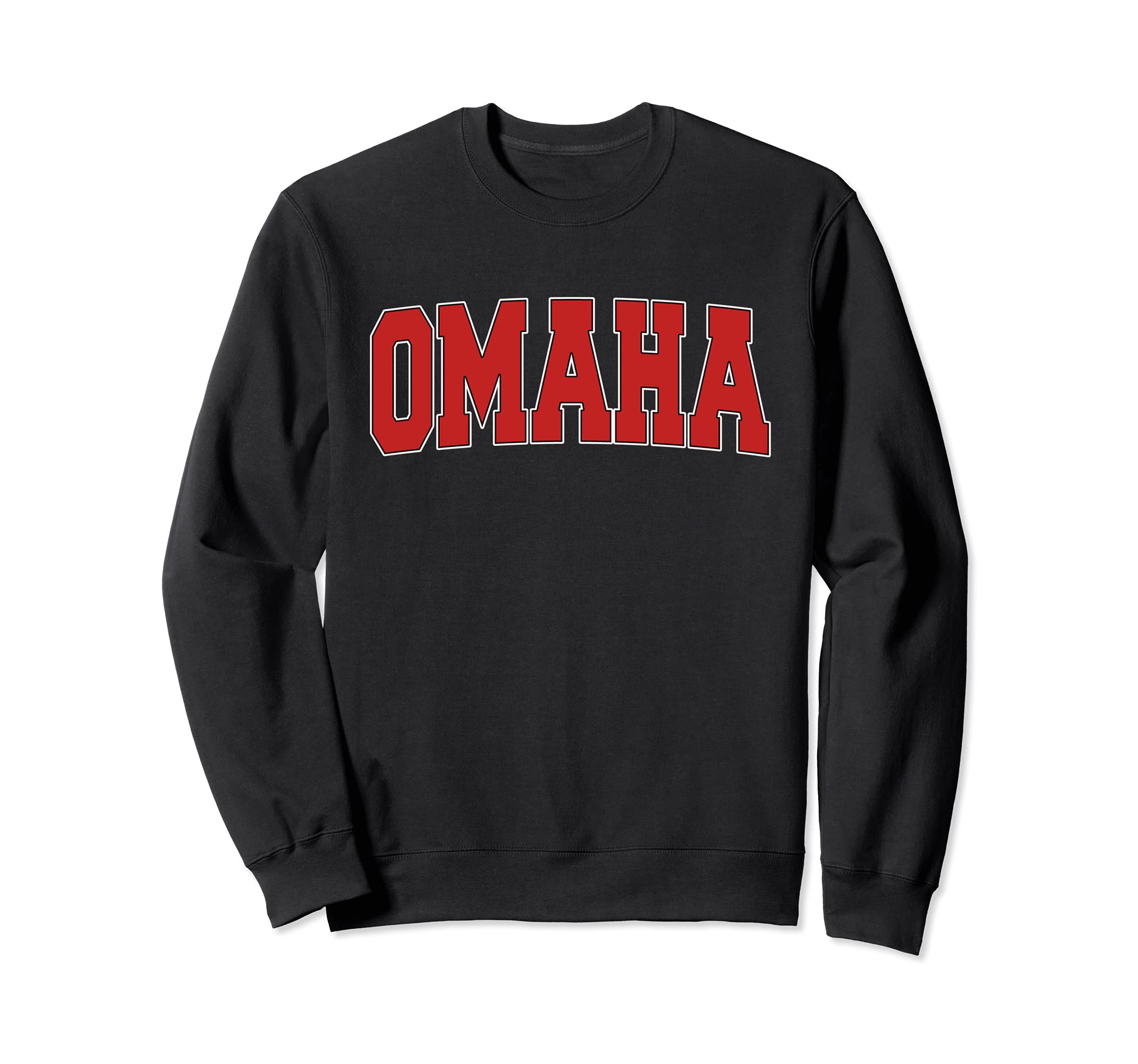 Omaha Ne Nebraska Varsity Usa Sports Sweatshirt - Trendy Graphic Unisex