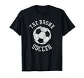 Bronx Soccer Distressed 90S T-Shirt - Casual Everyday Wear Men Women