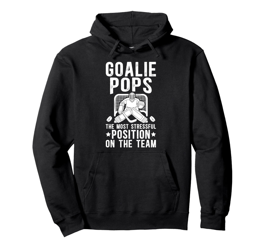 Funny Hockey Goalie Pops Ice Hockey Hoodie - Trendy Graphic Men Women