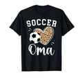 Soccer Oma Heart Grandma Oma Soccer T-Shirt - Novelty Apparel Unisex