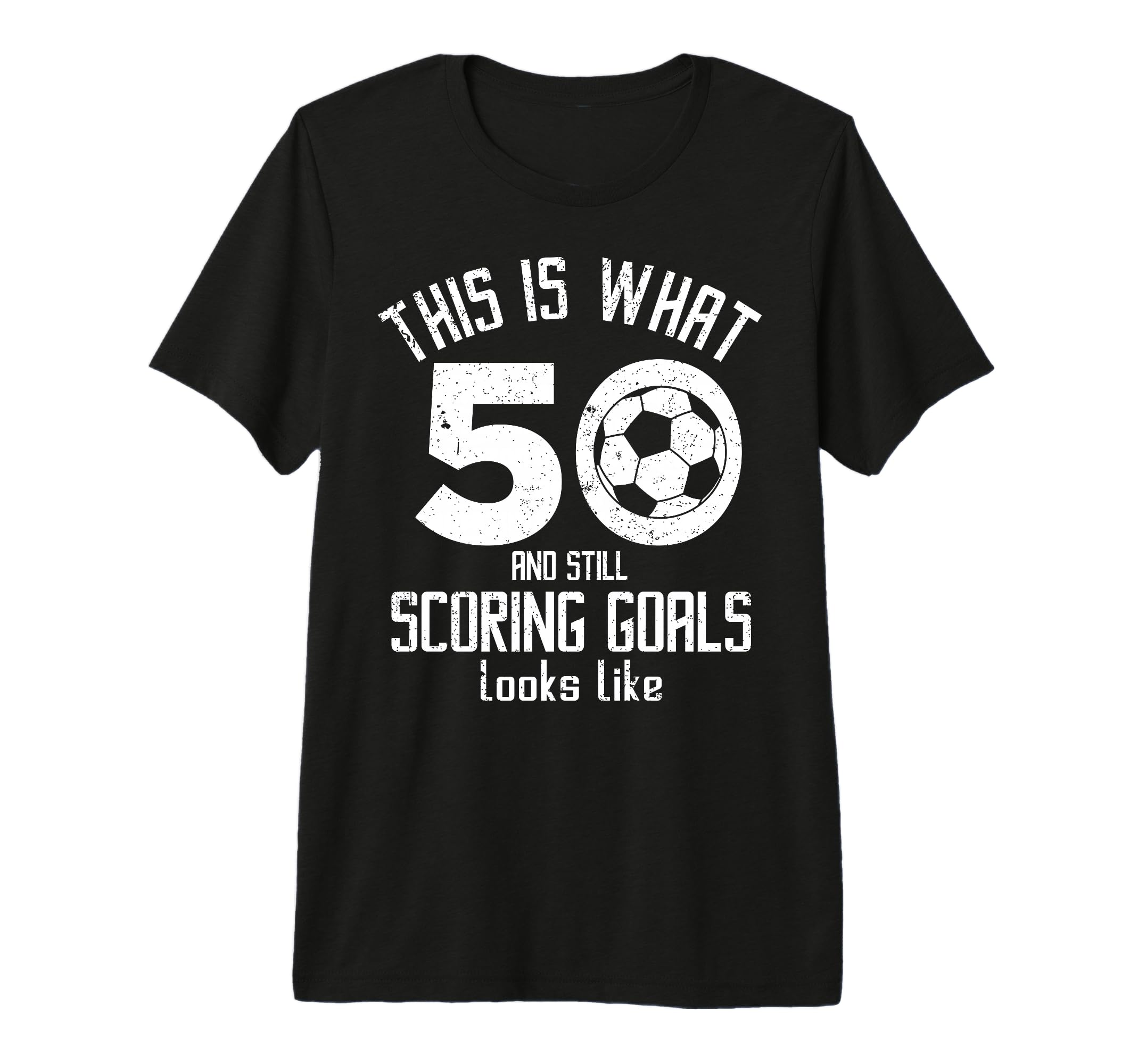 Funny Soccer 50Th Birthday 50 Years Old T-Shirt - Graphic Print Unisex