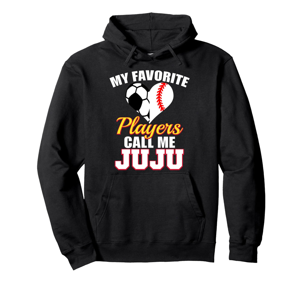 My Favorite Soccer Baseball Players Hoodie - Fun Novelty Design for Adults