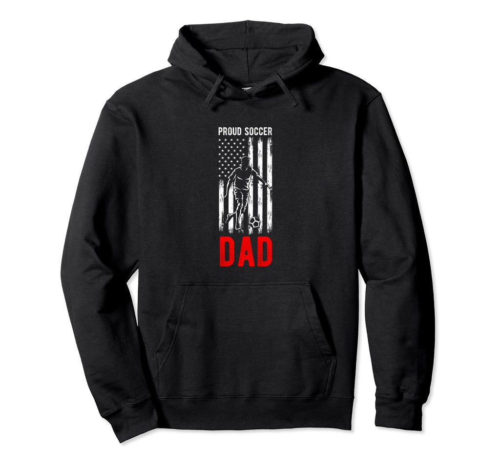 Proud Soccer Dad Usa Flag Family Hoodie - Trendy Graphic Men Women