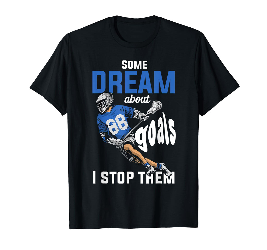 Lax Goalie Lacrosse Goalie Goalkeeper T-Shirt - Streetwear Style for Adults