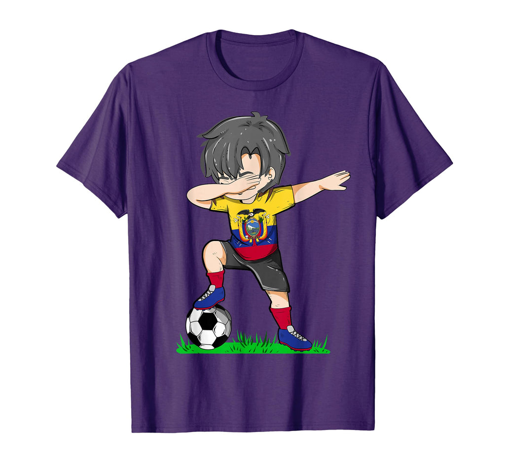 Soccer Ecuador Jersey Ecuador Flag T-Shirt - Minimalist Print for Adults