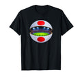 Japanese Flag Soccer Stadium Inside T-Shirt - Minimalist Print Men Women