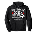 Proud Soccer Coachs Girlfriend Soccer Hoodie - Minimalist Print for Adults