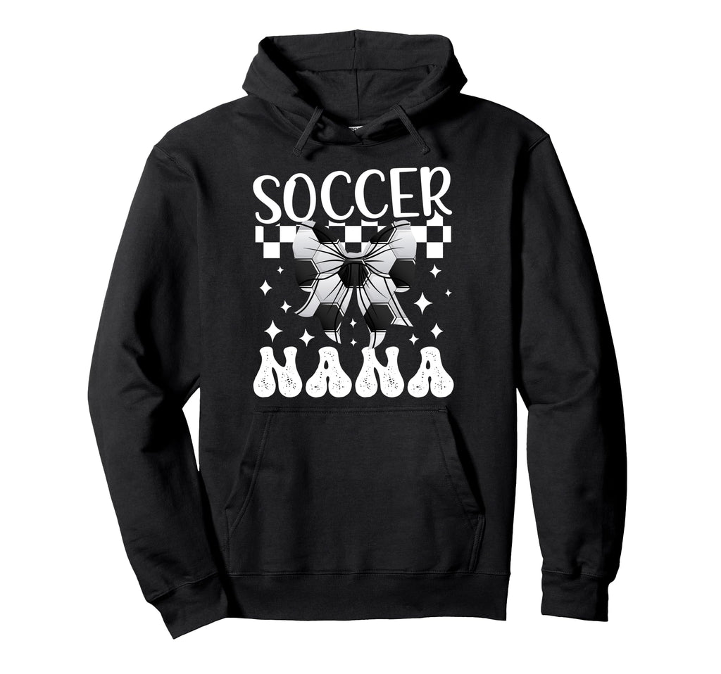 Soccer Nana Coquette Nana Soccer Player Hoodie - Fun Novelty Design Unisex