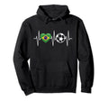 Brazil Soccer Funny Soccer Fan Hoodie - Streetwear Style Men Women