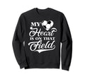 My Heart Is That Field Soccer Sweatshirt - Trendy Graphic Men Women