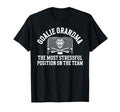 Funny Hockey Goalie Grandma Hockey T-Shirt - Unique Graphic Men Women