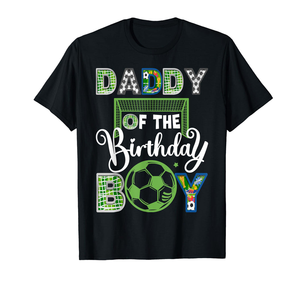 Daddy Birthday Soccer Baller Birthday T-Shirt - Fun Novelty Design Unisex