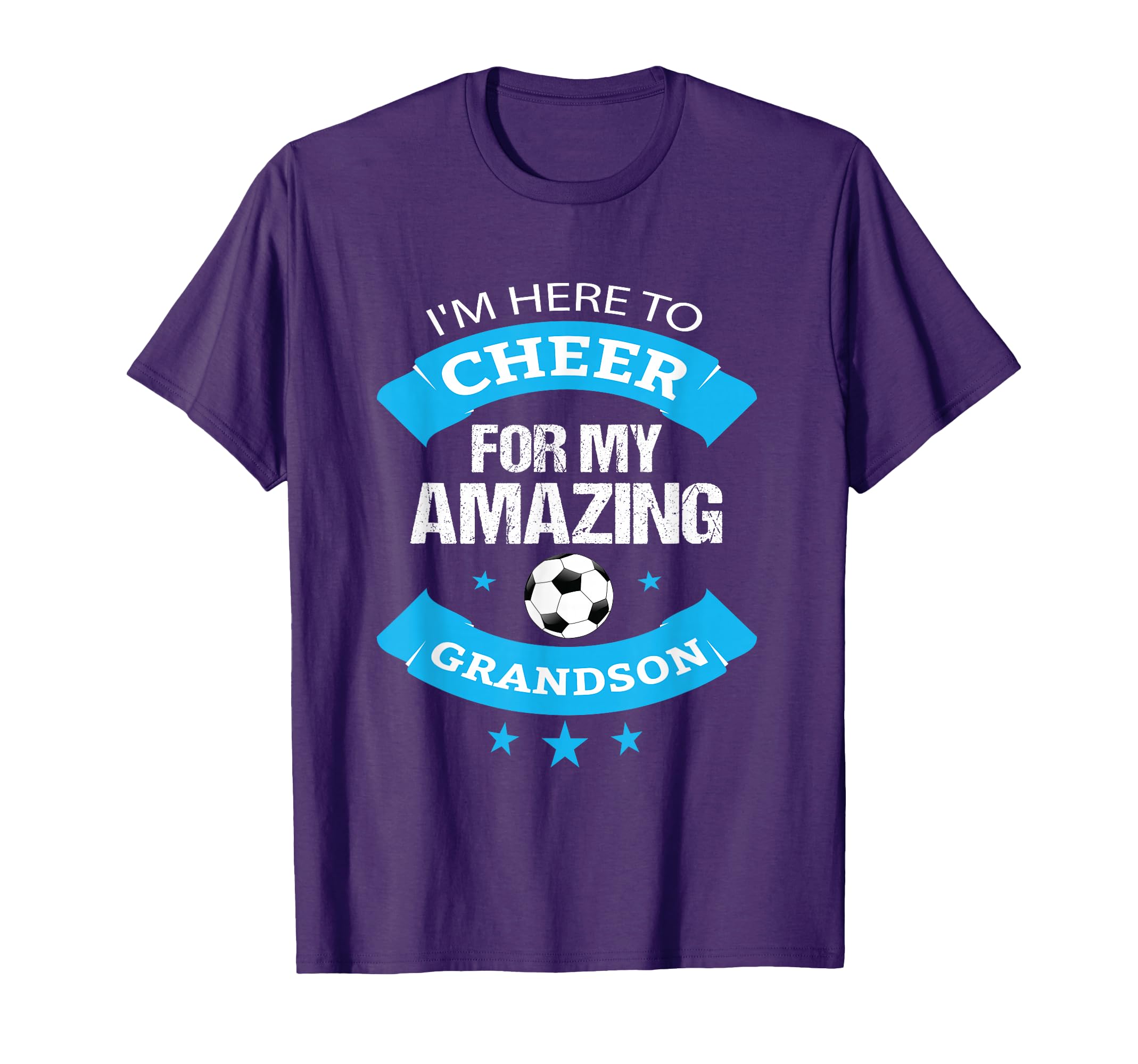 Grandma Or Grandpa Proud Soccer T-Shirt - Graphic Print Unisex