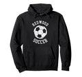 Redwood Soccer Distressed 90S Hoodie - Casual Everyday Wear Men Women