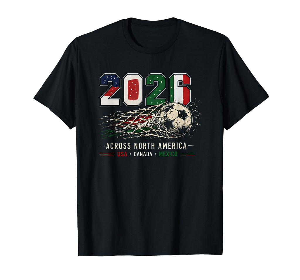 Football Fever 2026 Usa Canada T-Shirt - Casual Everyday Wear Men Women