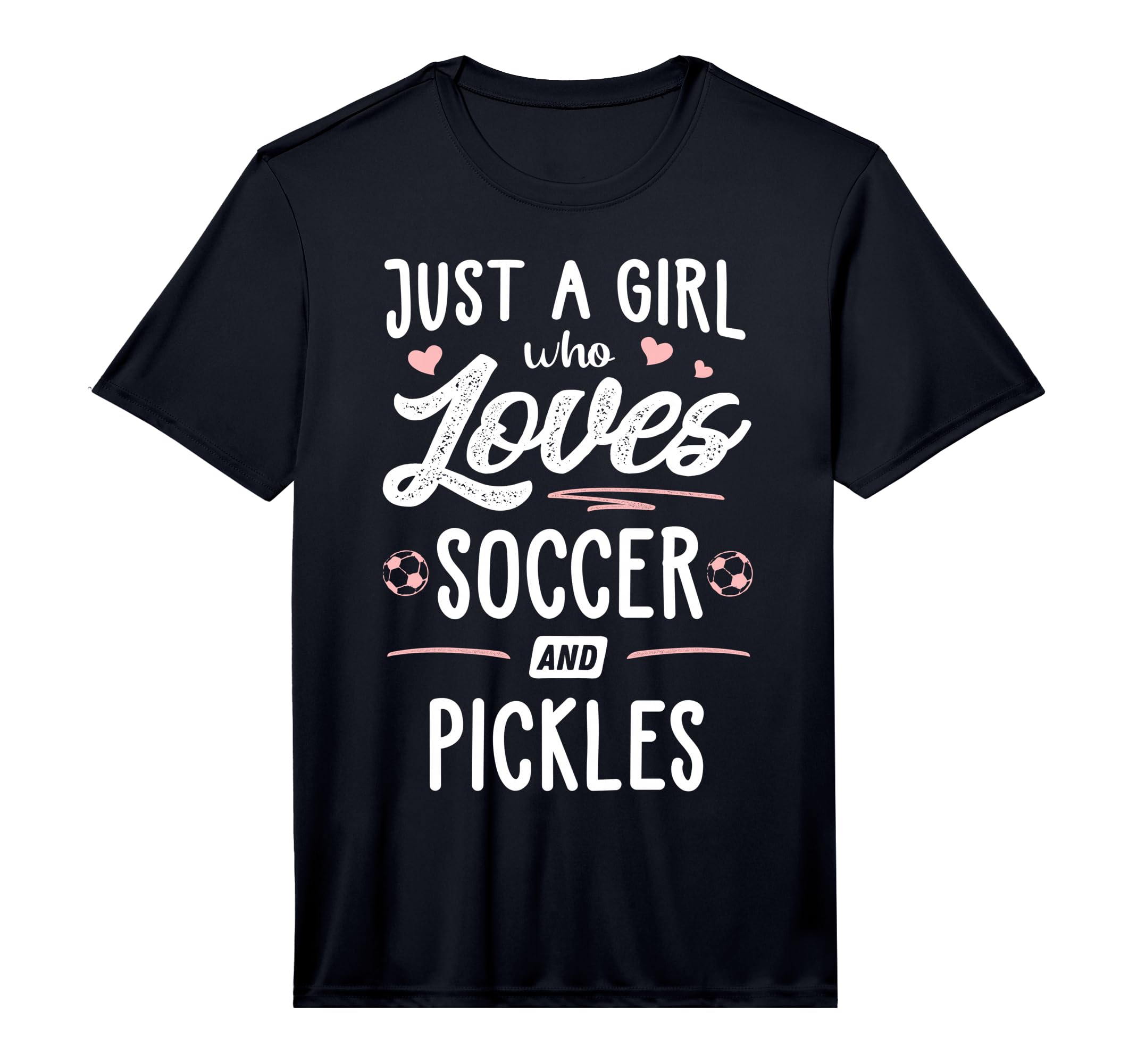 Just Who Loves Soccer And Pickles Gift T-Shirt - Custom Art Print Unisex