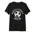 Morrill County Soccer Distressed 90S T-Shirt - Minimalist Print Men Women