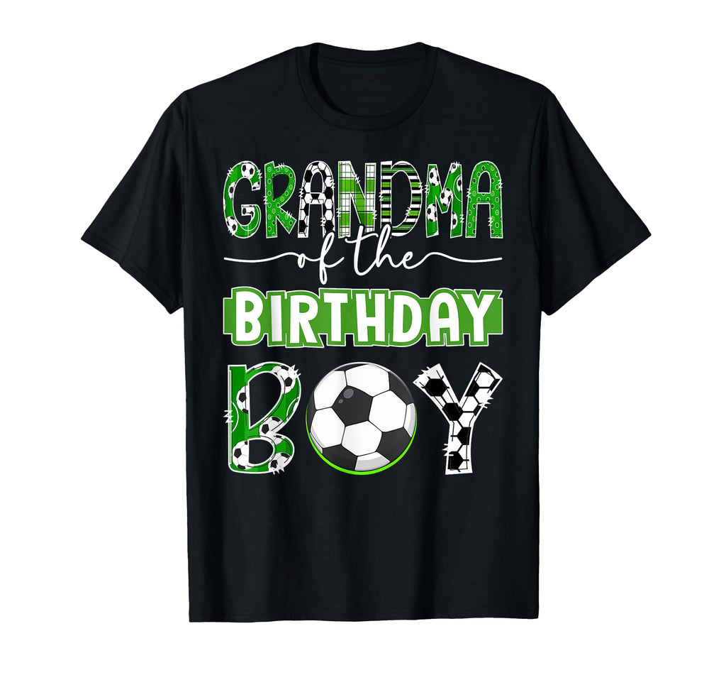 Grandma Birthday Soccer Player Birthday T-Shirt - Streetwear Style Unisex