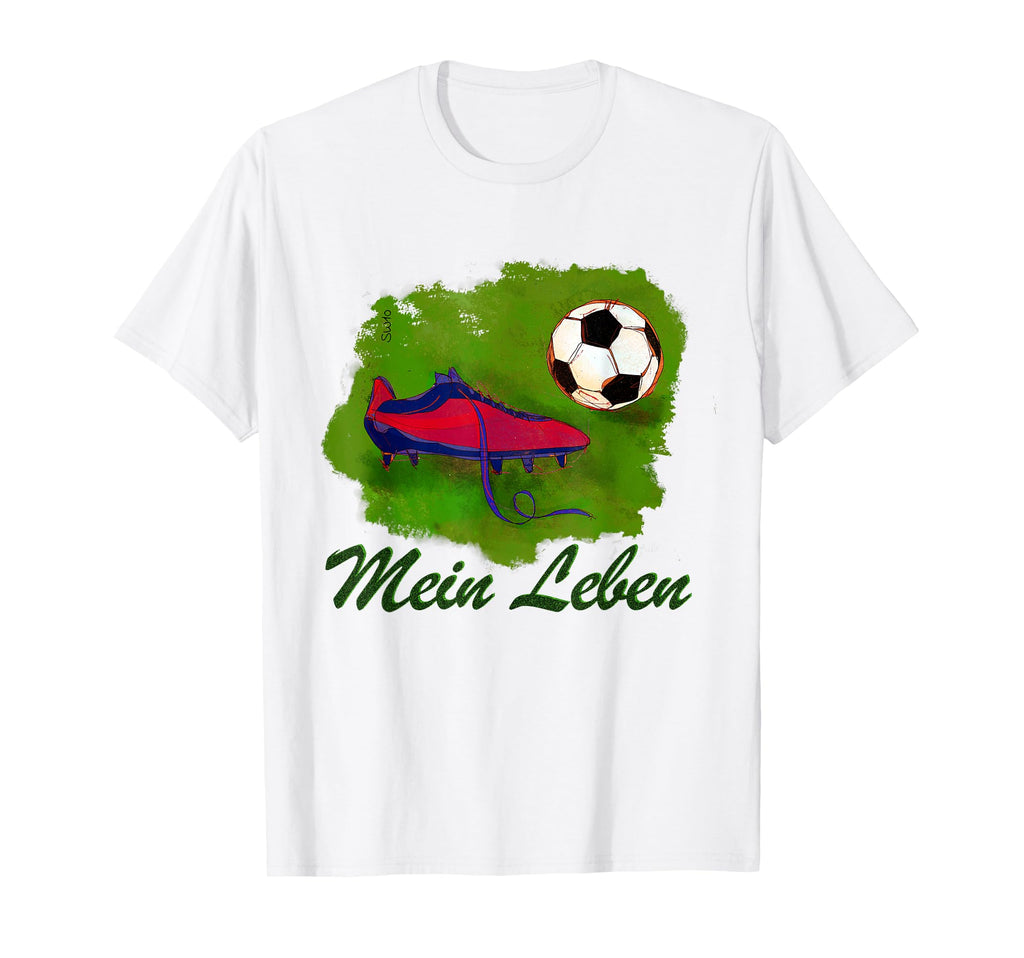 Football Is My Life Football Cleats T-Shirt - Unique Graphic for Adults